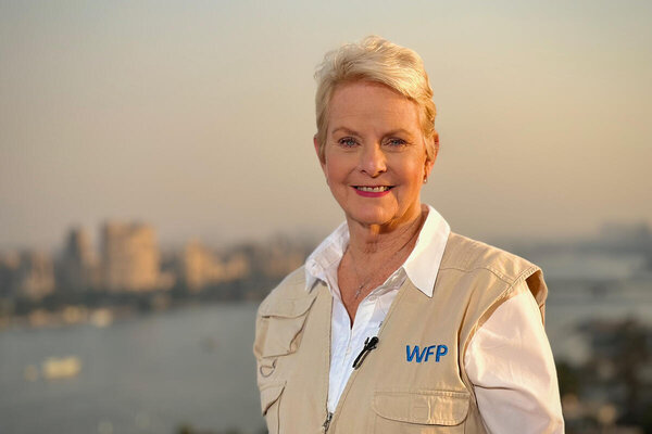 Photo: WFP/Julian Civiero. WFP Executive Director, Cindy McCain