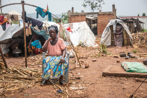 Photo: WFP/Irenee Nduwayezu. A congolese refugee, near the rugombo stadium in the western of Burundi. refugees from Eastern Democratic Republic of The Congo (DRC), forced to flee violence following the conflicts between the March Movement 23(M23) and DRC forces (FARDC).