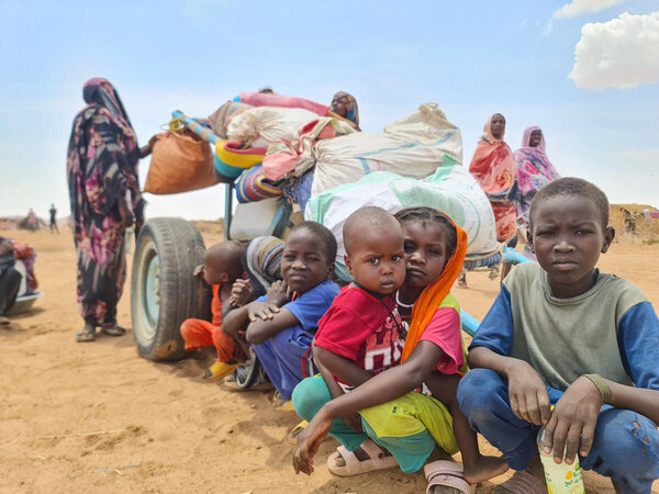 WFP/Mohamed Galal. People continue to flee escalating violence in El Fasher, many arriving in Tawila with little or not. Sudan, Tawila, North Darfur.