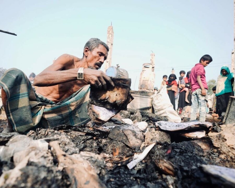 Cox Bazar after the fire