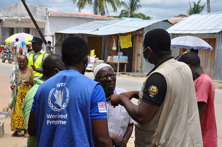 Humanitarian partners on the ground in Palma