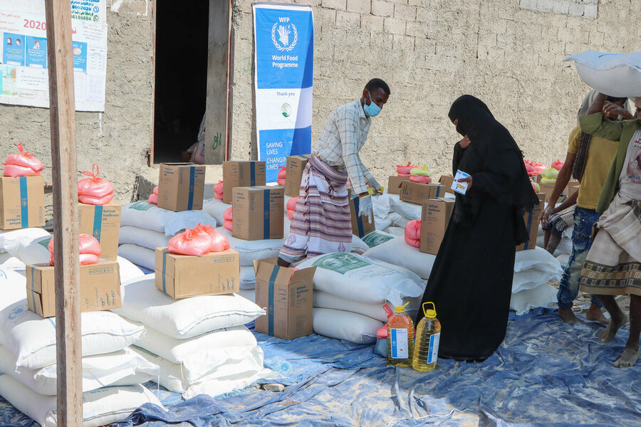 Abyan Yemen distribution point