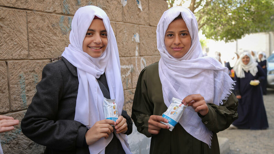 School girls in Yemen
