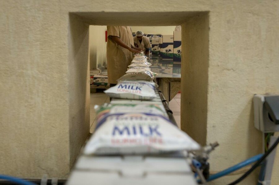 Milk processing plant in Burundi