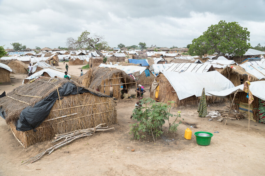  25 de Junho in Metuge district, Cabo Delgado, where over 33,000 displaced people now live 