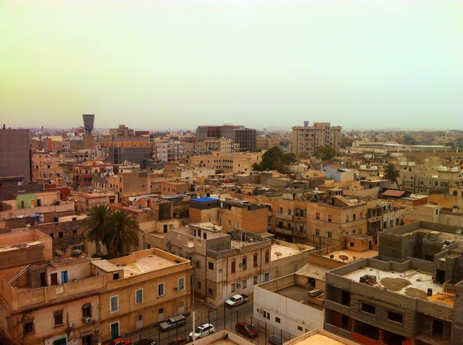 Aerial photo of Tripoli