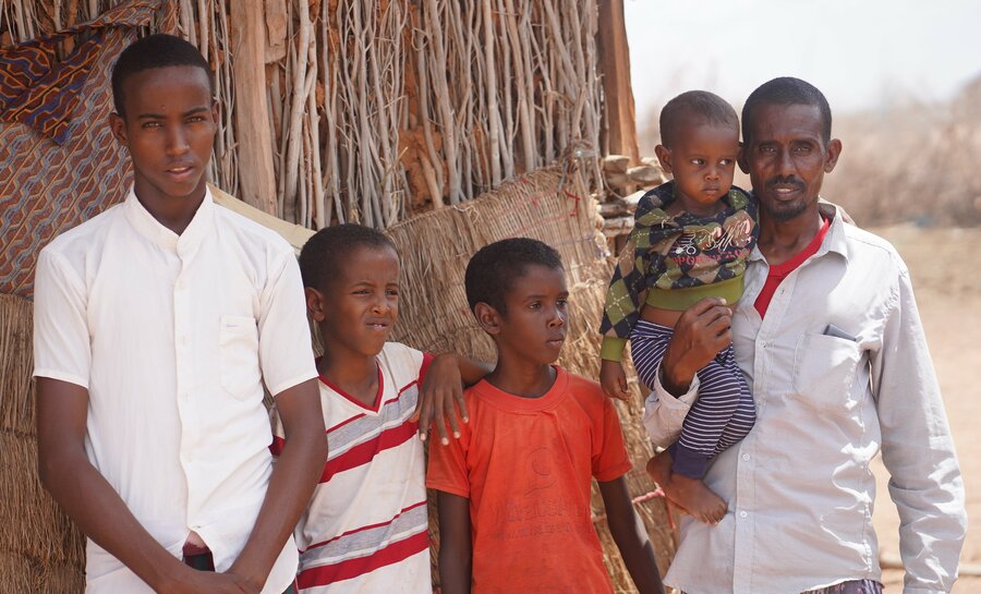 Sadiq Gedi had to withdraw his children from school because he could no longer afford the fees. Photo: WFP/Claire Nevill