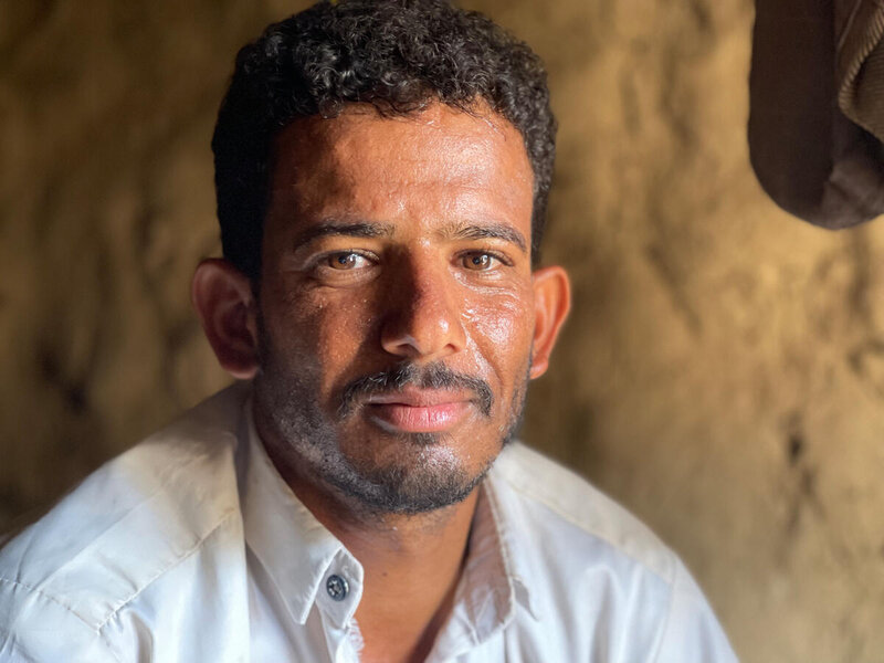 Yemen. Abdullatif, 35, in Maghrabah district in Hajjah governorate