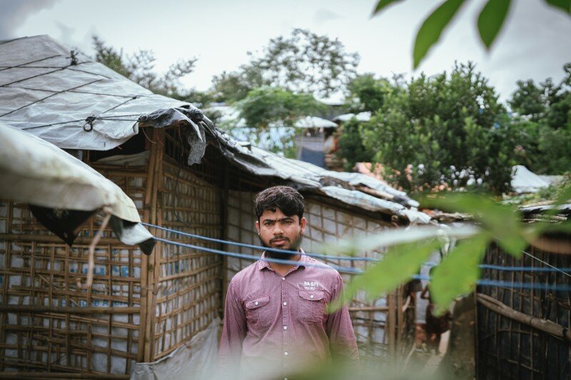Yakub, 25, in Cox's Bazar
