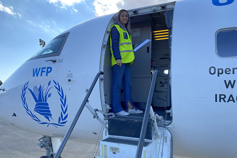 Preparing for another flight to Damascus. Photo: WFP/Elie Rasho