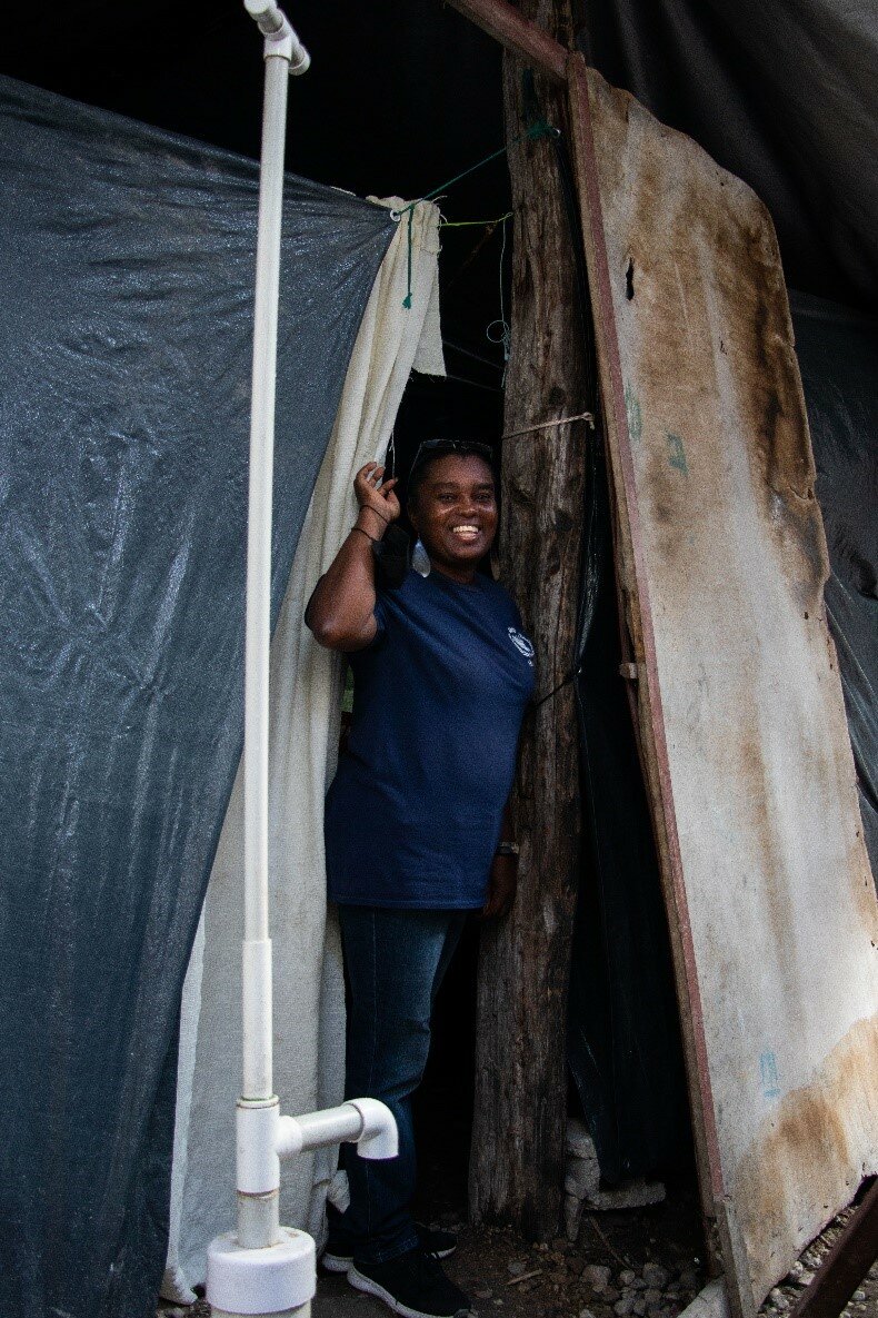 Marie-Laura, WFP finance officer, was affected by the earthquake