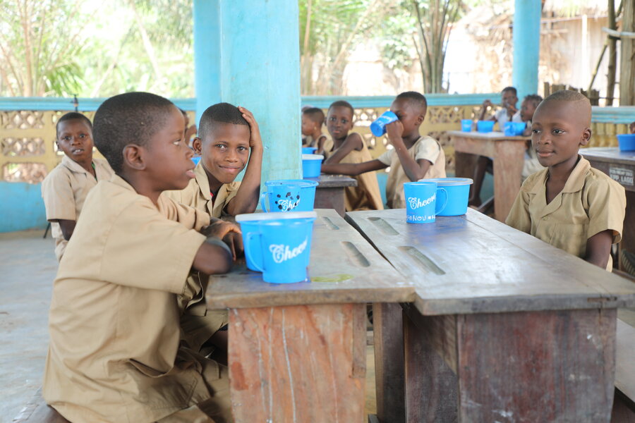 School feeding in Benin