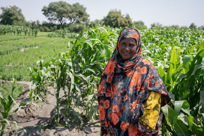 Hawa is chair of the WFP-supported school garden in the Lake Chad region of Chad - one of the Sahel countries currently in the grip of drought