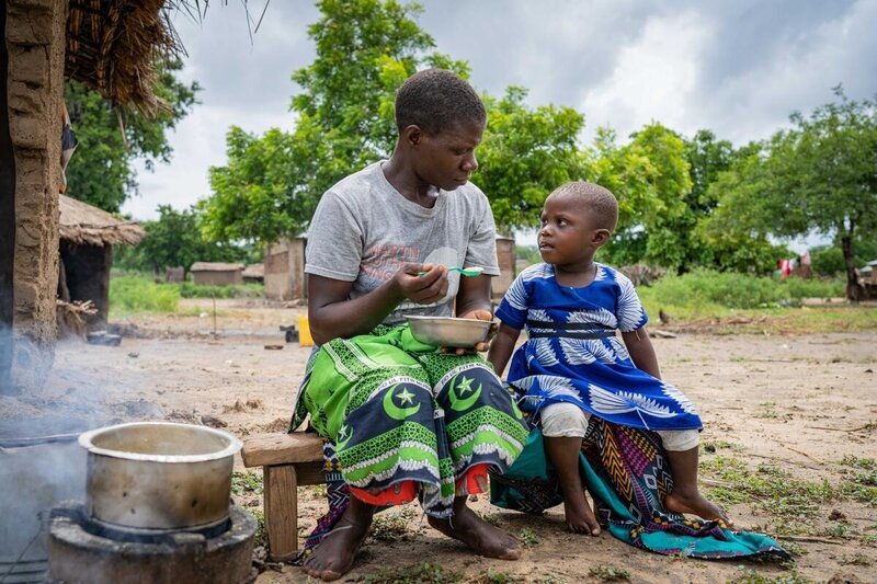 School rations at home in Malawi