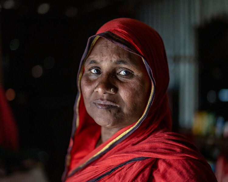 Programme participant Monema Begum in Bangladesh