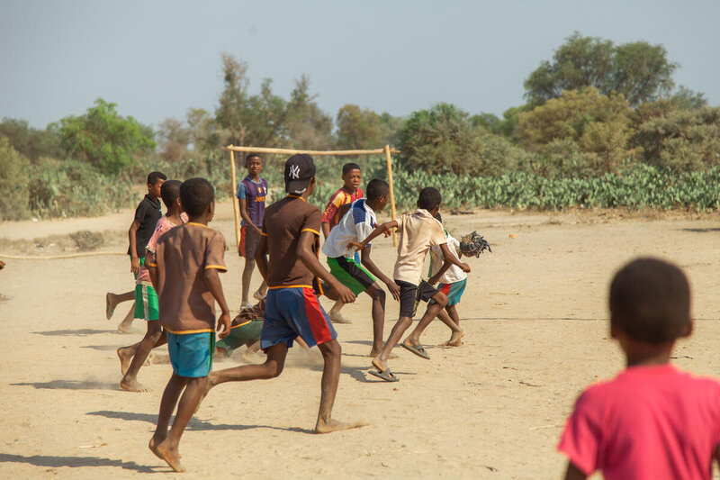 Children football southern madagascar