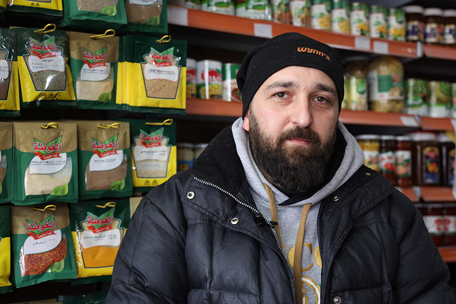 Zaher is experiencing the lowest turnout to his store in two years. Photo: WFP / Hussam Alsaleh