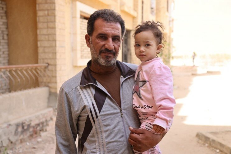 Samer Alian Al Zamer is a 48-year-old Syrian refugee living in Egypt, originally from Rural Damascus. Photo: WFP/Omnia Elzahar
