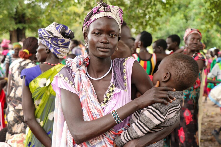 A WFP Scope registration in South Sudan