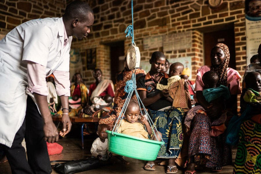 A two-year-old is back to health following a MAM (moderate acute malnutrition) programme intervention in Rutana province in April