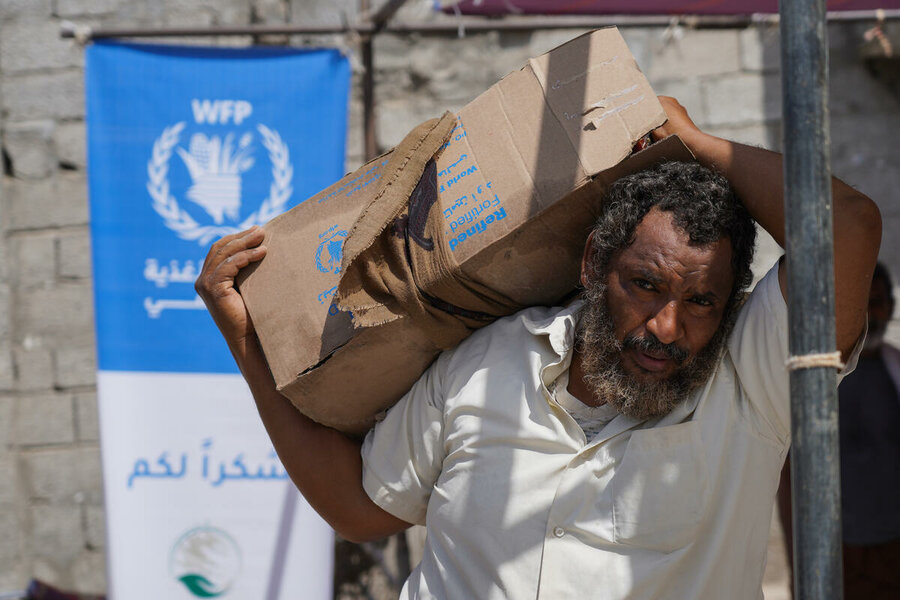 Yemen distribution point Ahmed Altaf