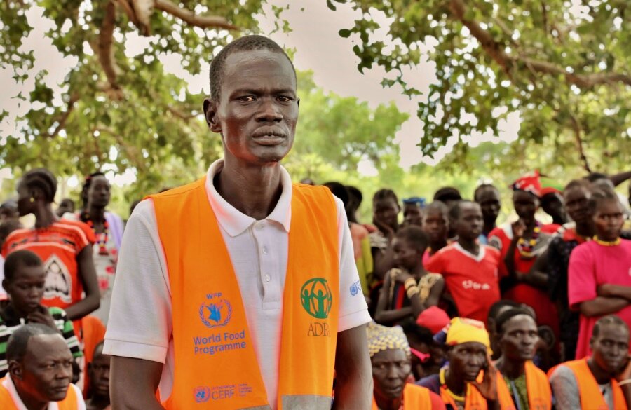 South Sudan farmer John Mabior 