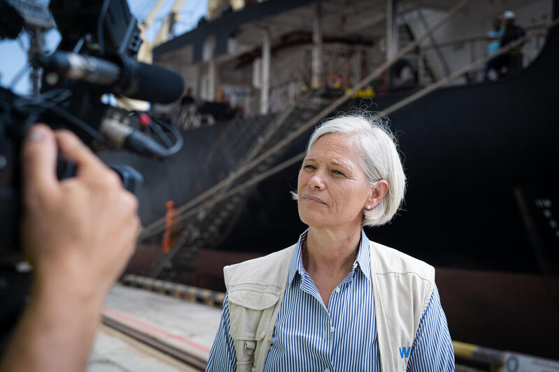 Marianne Ward, WFP Deputy Emergency Coordinator in Ukraine Photo Antoine Vallas