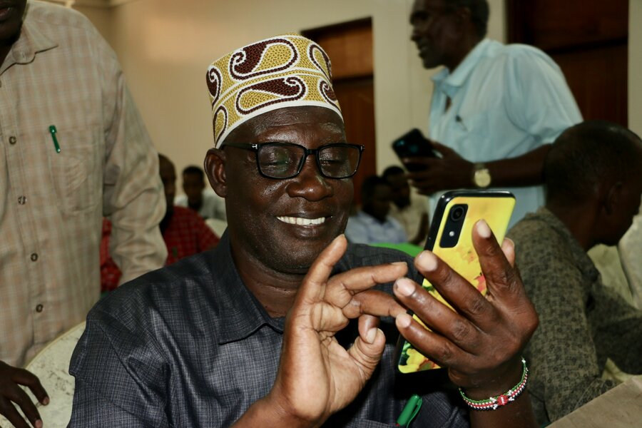 Kenya's teachers are getting trained in keeping digital school meals records. Photo: WFP/Martin Karimi