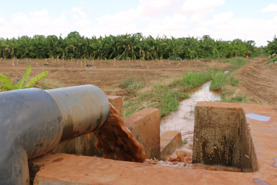 A similar WFP irrigation scheme elsewhere in Garissa county. Photo: WFP/Martin Karimi 