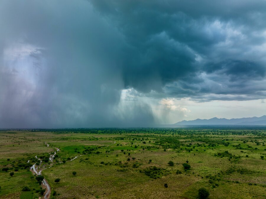 Heavy rains batter the Central African country of Chad. Photo: WFP/Evelyn Fey