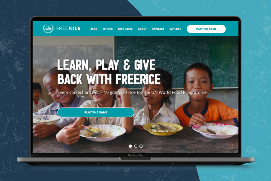 Learn, play and give back with Freerice