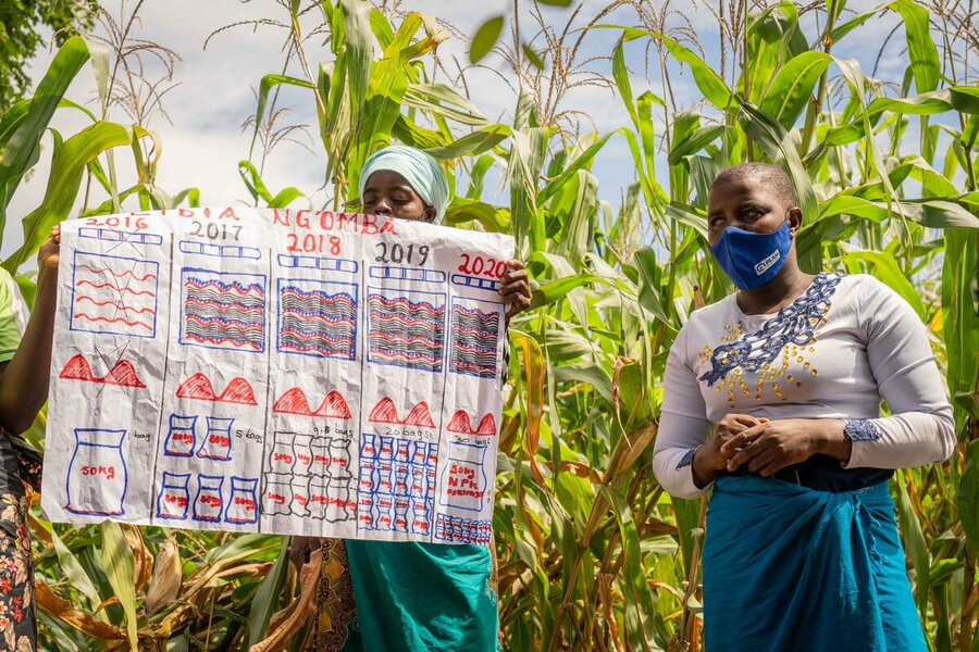 A WFP resilience project in Magochi district Malawi in 2021