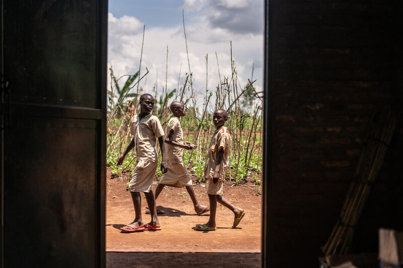 Schoolchildren in Burundi