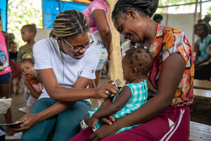 A nutrition assessment in Coteaux Haiti last June