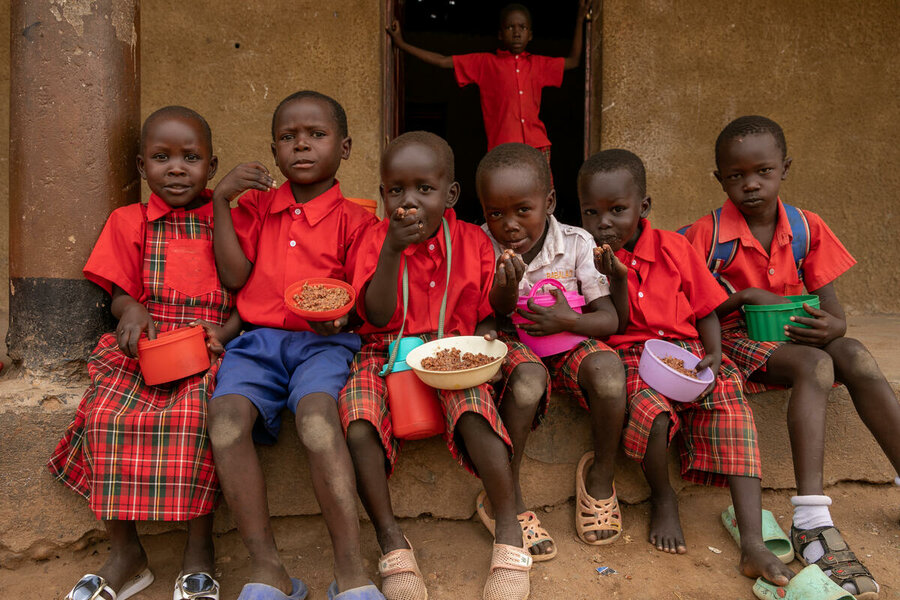 Children at a nursery and primary school in Juba, South Sudan. Photo: WFP/Eulalia Berlanga