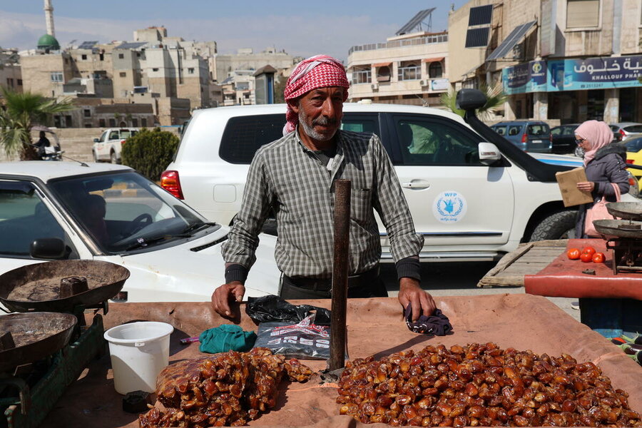Street vendor in Hama, Syria