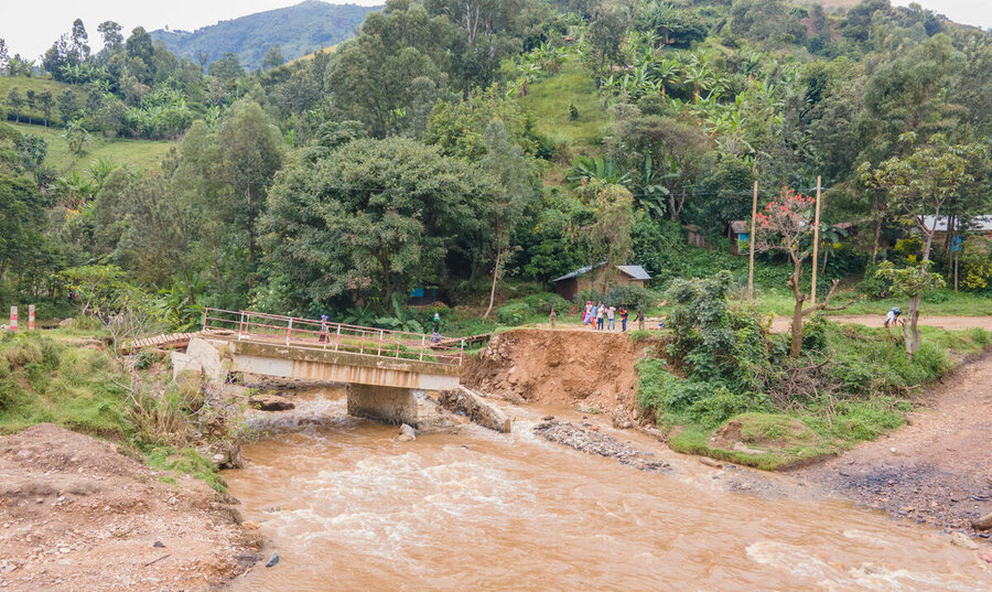 Recent floods in Deborah's home province of South Kivu, DRC, adds another burden on people living there. Photo: WFP/Benjamin Anguandia