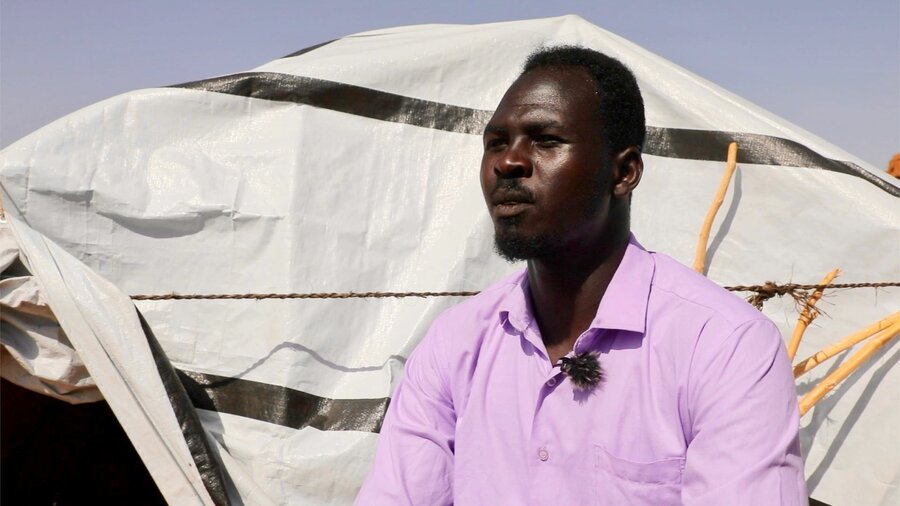 "They came to kill people," says Sudan refugee Abuobida of assailants in his home region of West Darfur. Photo: WFP/Marie-Helena Laurent