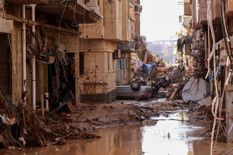 The city of Derna was particularly badly hit by hurricane Daniel this weekend. Photo: AFP