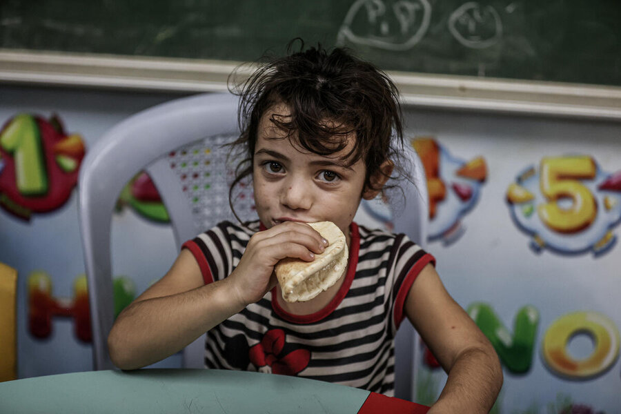 Schools in Gaza are designated shelters in Gaza