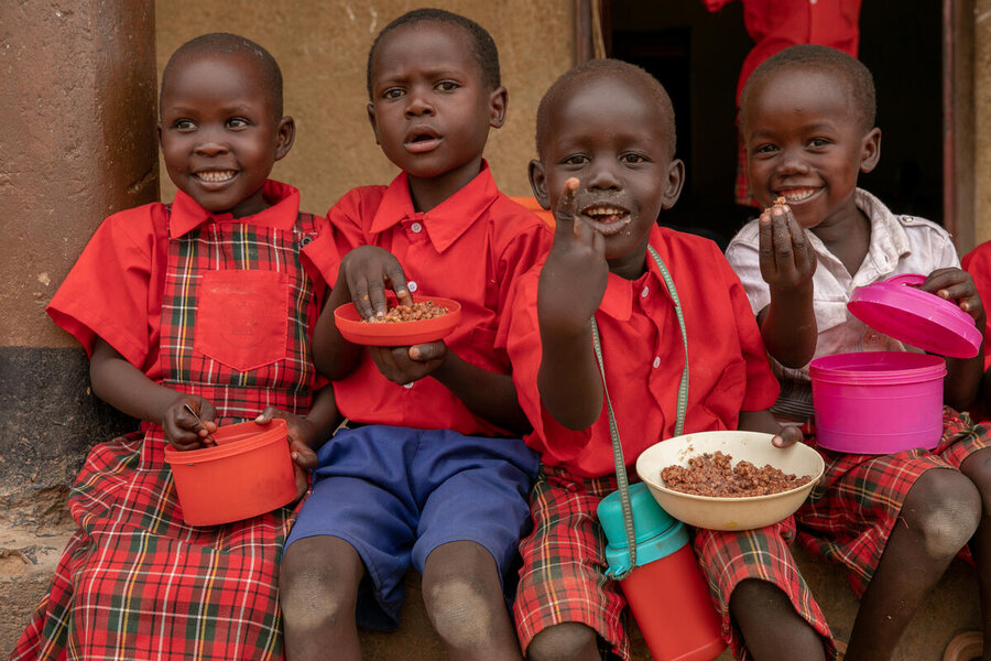 Children at a school supported by WFP in South Sudan Eulalia Berlanga