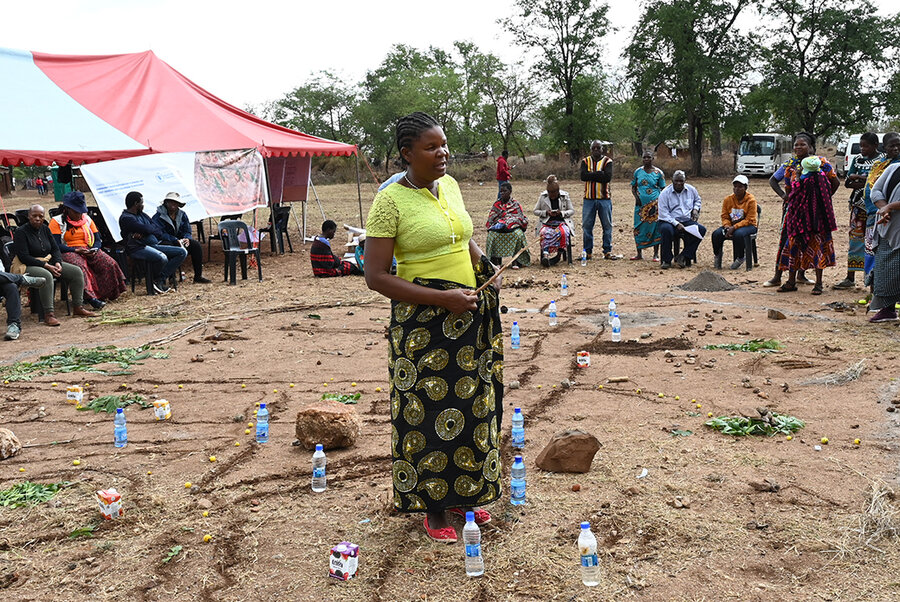 A bootcamp participant in the village of Chituwi, in Malawi's Chikawawa District. Photo: WFP/Barbara Celis