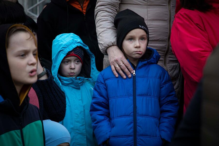 Rivne, Ukraine displaced pepole