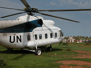 UN helicopter