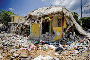 ruined house