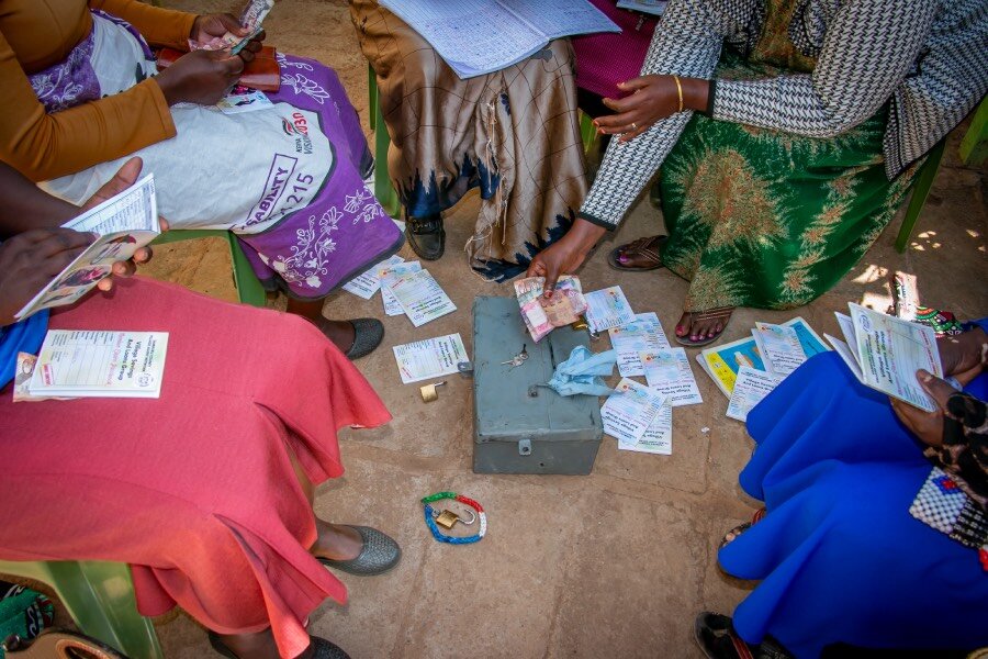 A typical women's savings group meeting in Maralal, Kenya. The groups are reshaping the narrative about women's economic empowerment. Photo: WFP/Martin Karimi