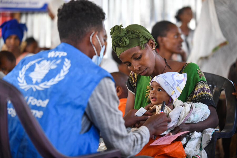 Seven-month-old Eldana counts among millions of malnourished children in Ethiopia. The WFP support she receives may soon run out, for lack of funds. Photo: WFP/Michael Tewelde