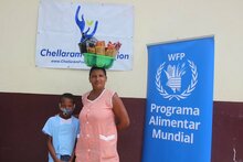  When even a mask cannot hide a smile of a child, WFP believes its life-saving and life-changing support makes a difference, thanks to donors like Chellaram. Credits: WFP/Jorcilina Correia 