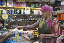 Photo: WFP/ Suraj Sharma, a Syrian woman who benefits from the WFP cash assistance scheme in Turkey