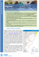 Nigeria - Emergency Food Security Assessment in Madagali and Michika, Adamawa State, April 2017